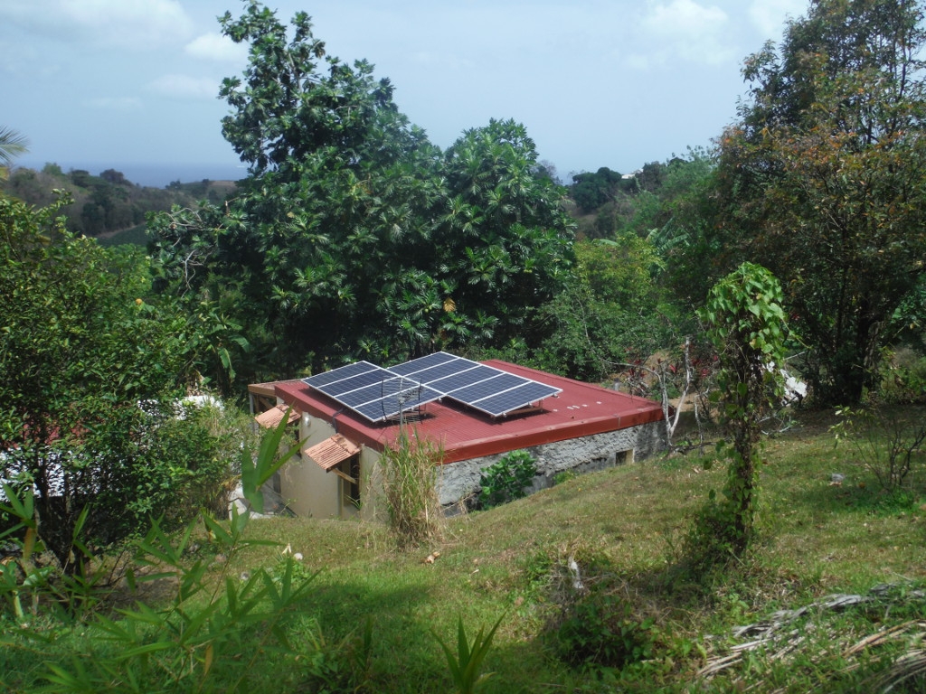 Exemple de Site Isolé en Electricité photovoltaique en Martinique